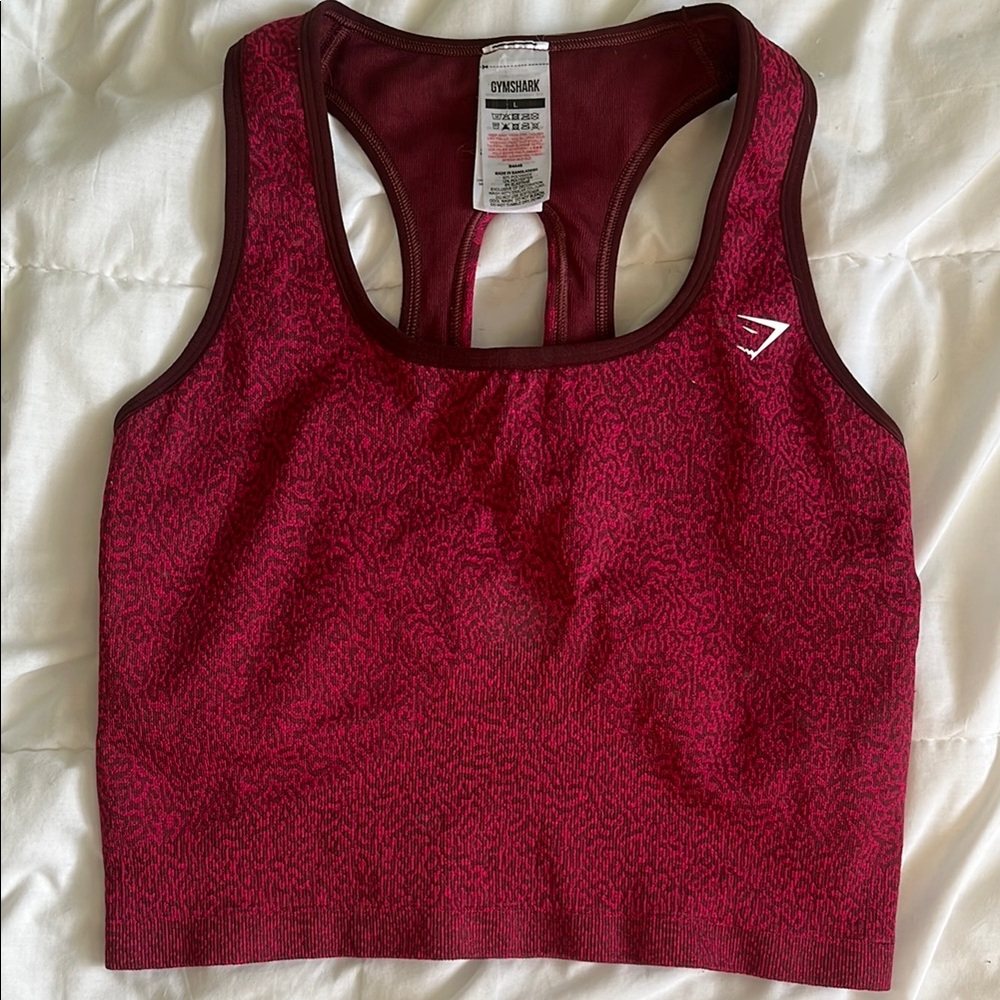 Gymshark Women's Red Sports Bra